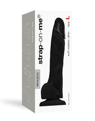 2: Strap-On-Me Soft Realistic Dildo Black Size L