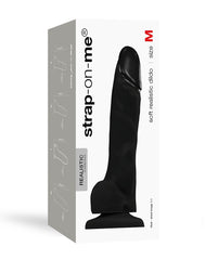 2: Strap-On-Me Soft Realistic Dildo Black Size M