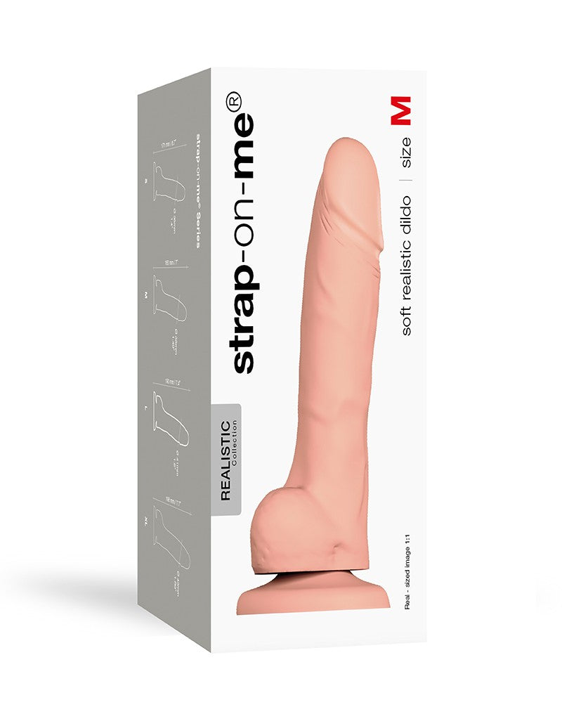 2: Strap-On-Me - Soft Realistic Dildo Size M - Nude