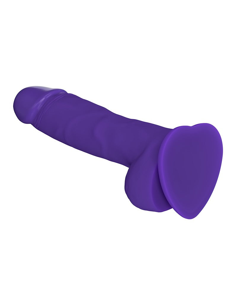 3: Strap-On-Me Soft Realistic Dildo Purple Size XL