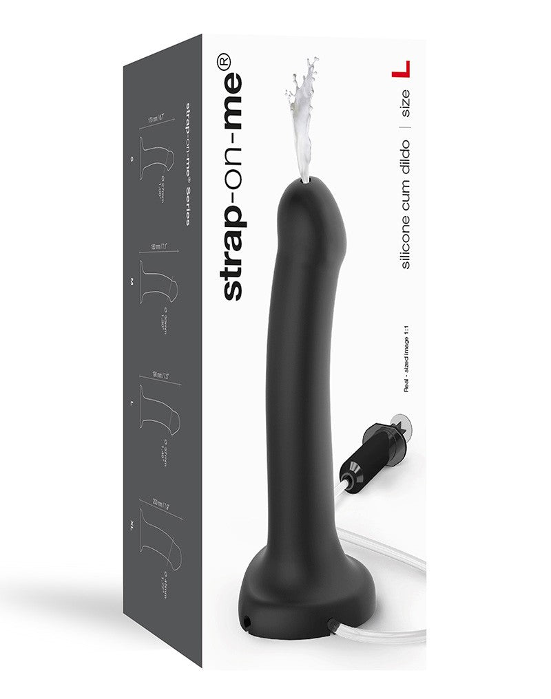 2: Strap-On-Me - Squirting Cum Dildo Größe L - Schwarz