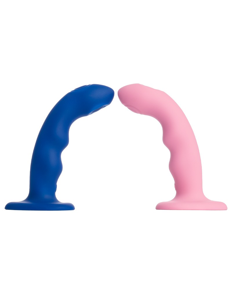 Strap-On-Me - Klopfender Dildo Wave - Blaue Nuit
