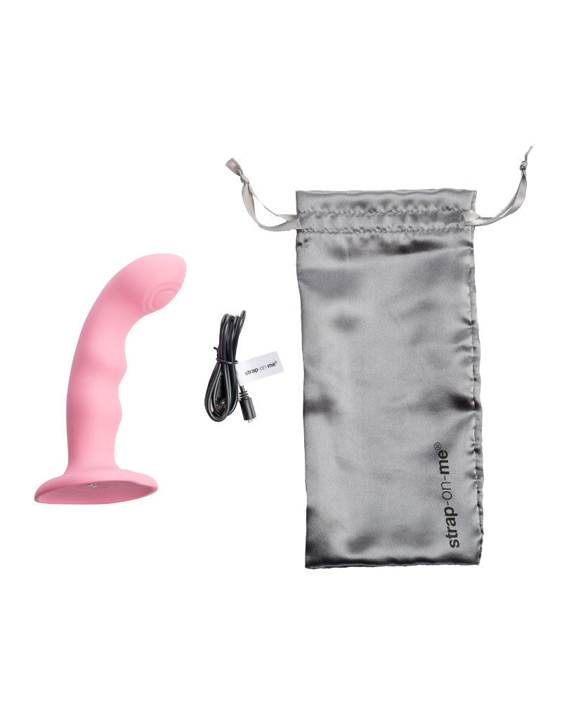 16: Strap-On-Me - Klopfdildo Wave - Rose Corail