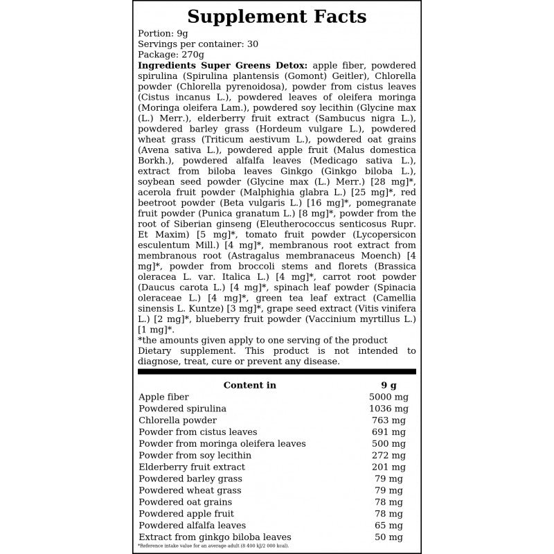 Super Greens Detox - 270g