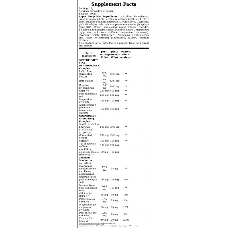 Super Pump Max - 500g - Watermelon x6