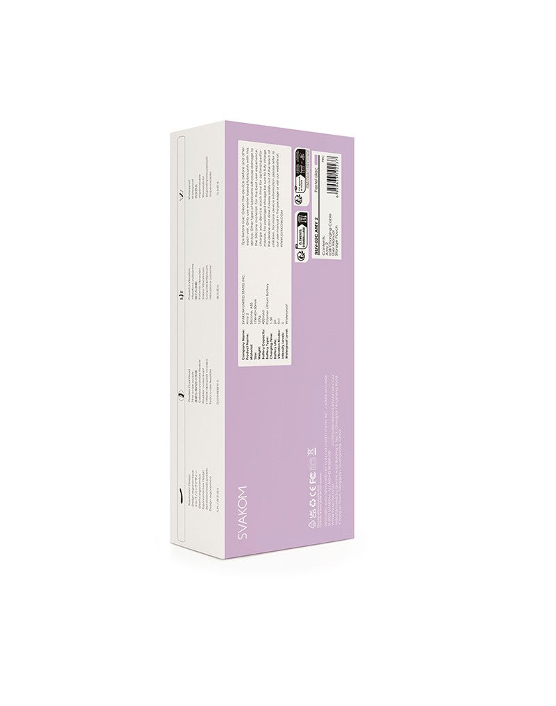 SVAKOM - Amy 2 - Flexibler G-Punkt-Vibrator - Flieder