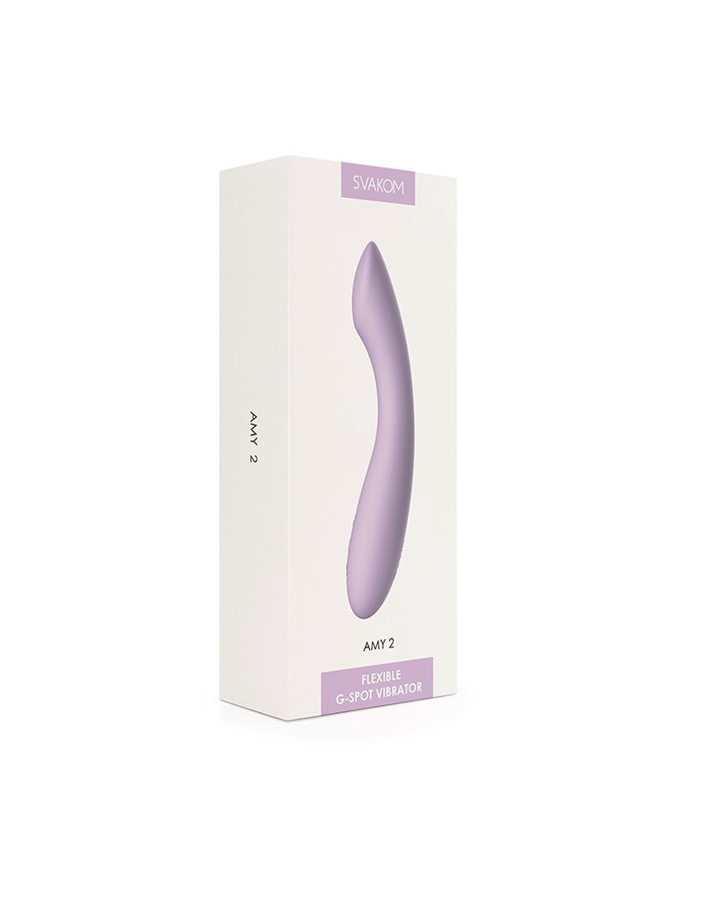 8: SVAKOM - Amy 2 - Flexibler G-Punkt-Vibrator - Flieder