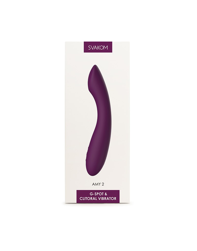 SVAKOM - Amy 2 - Flexibler G-Punkt-Vibrator - Violett