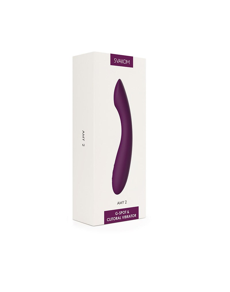 SVAKOM - Amy 2 - Flexibler G-Punkt-Vibrator - Violett