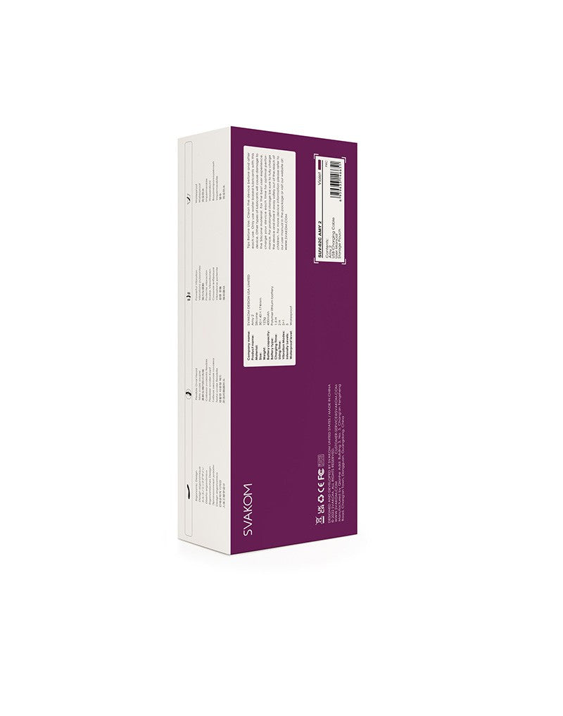 SVAKOM - Amy 2 - Flexibler G-Punkt-Vibrator - Violett
