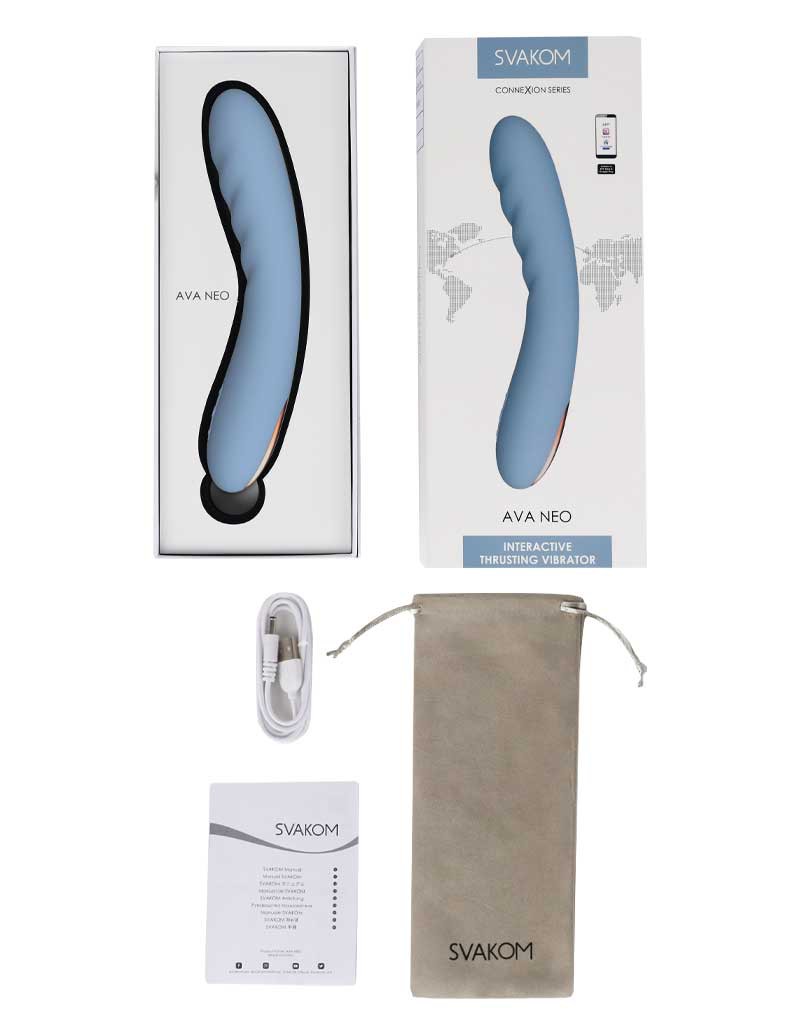 8: SVAKOM - Ava Neo - Schubvibrator - Blau