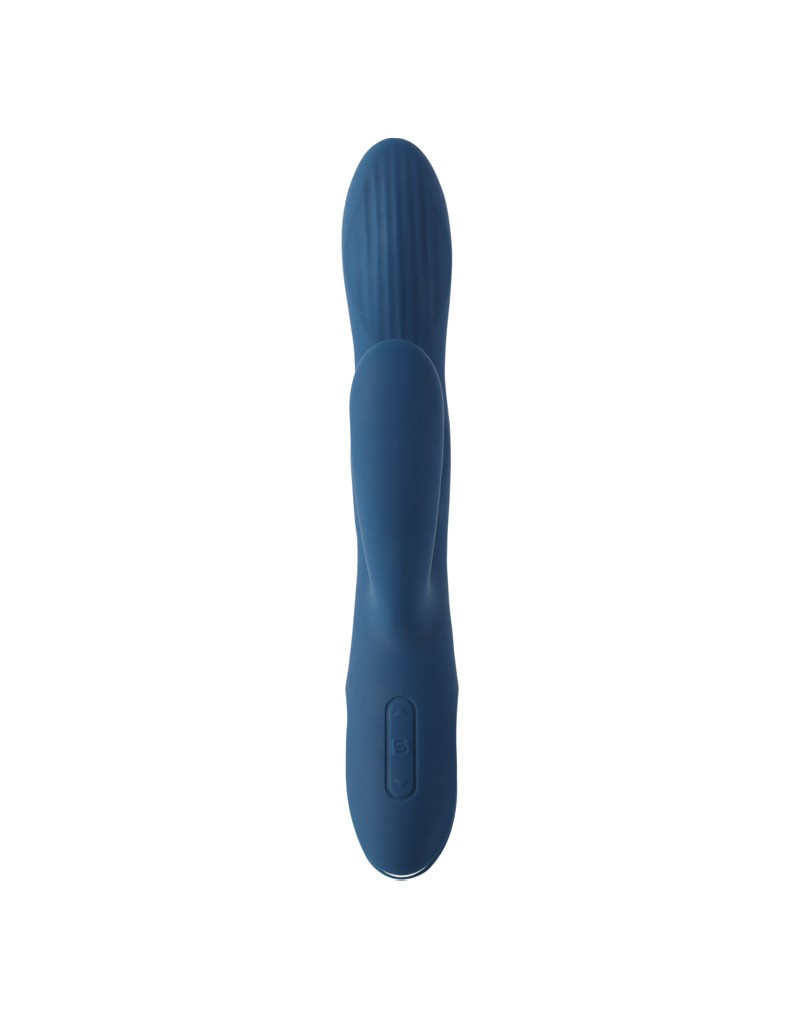SVAKOM - Aylin - Rabbit-Vibrator mit pulsierender Spitze - Blau