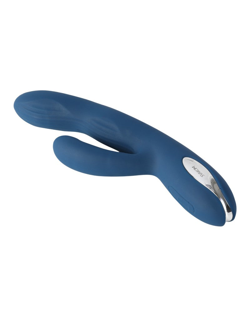 SVAKOM - Aylin - Rabbit-Vibrator mit pulsierender Spitze - Blau