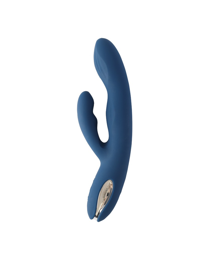 1: SVAKOM - Aylin - Rabbit-Vibrator mit pulsierender Spitze - Blau