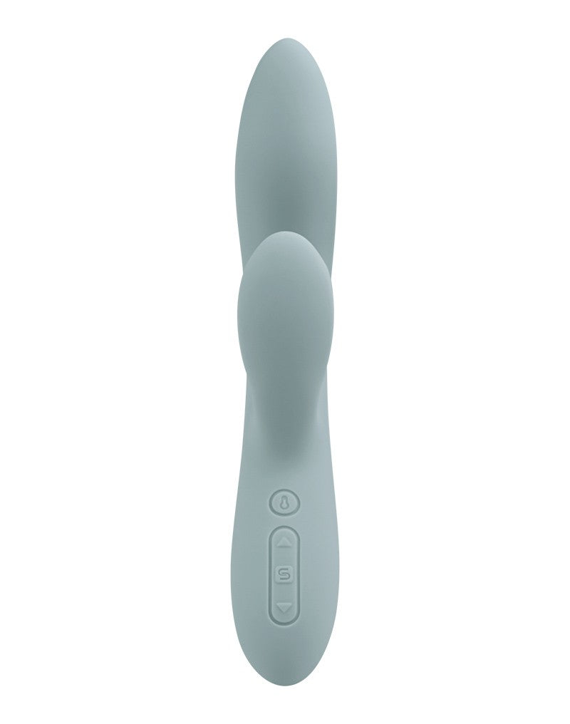 SVAKOM – Chika – wärmender Rabbit-Vibrator App gesteuert – Grau