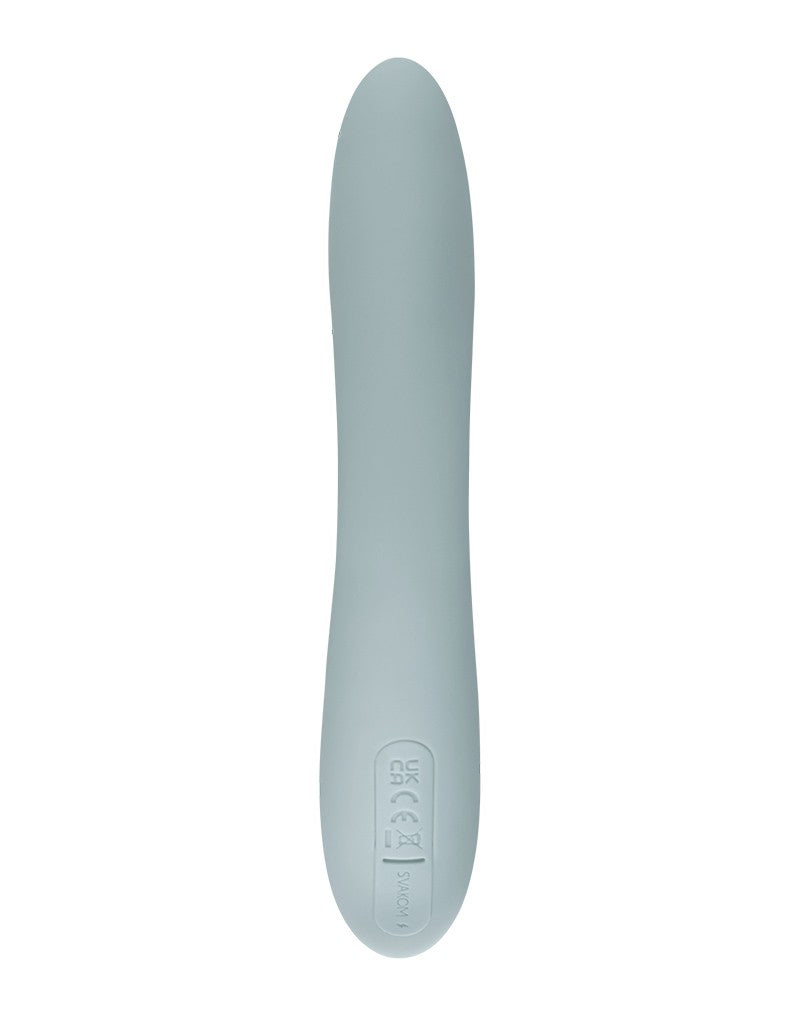 5: SVAKOM – Chika – wärmender Rabbit-Vibrator App gesteuert – Grau