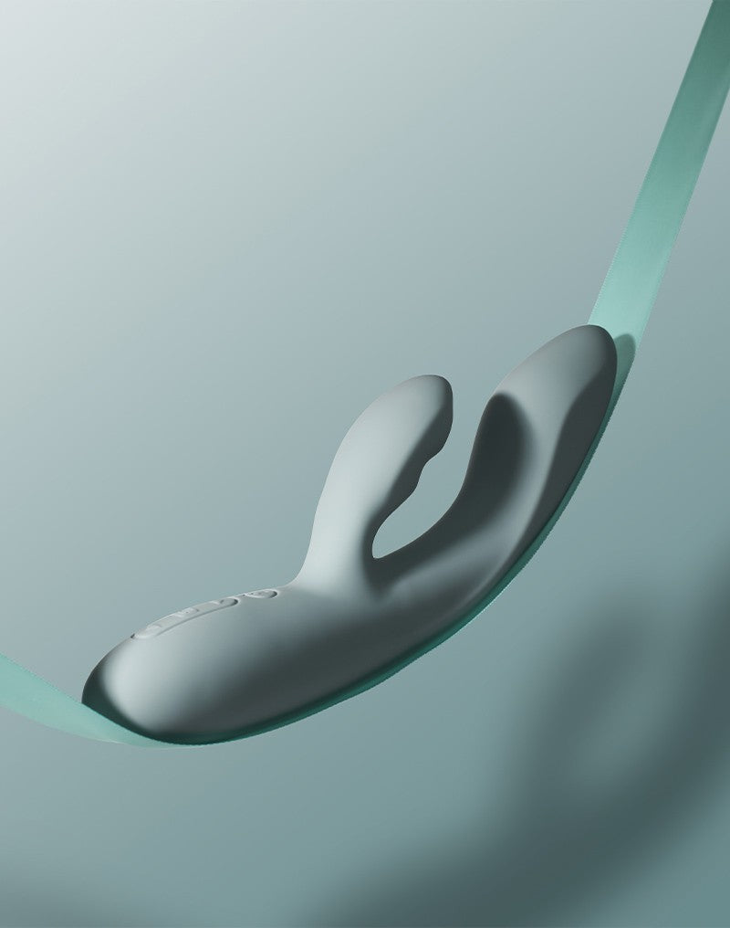 SVAKOM – Chika – wärmender Rabbit-Vibrator App gesteuert – Grau