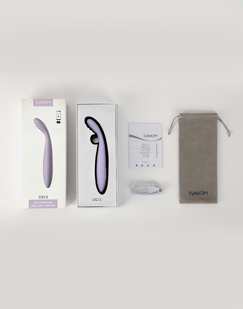 SVAKOM - Cici 2 - Vibrator mit App gesteuert - Lilac