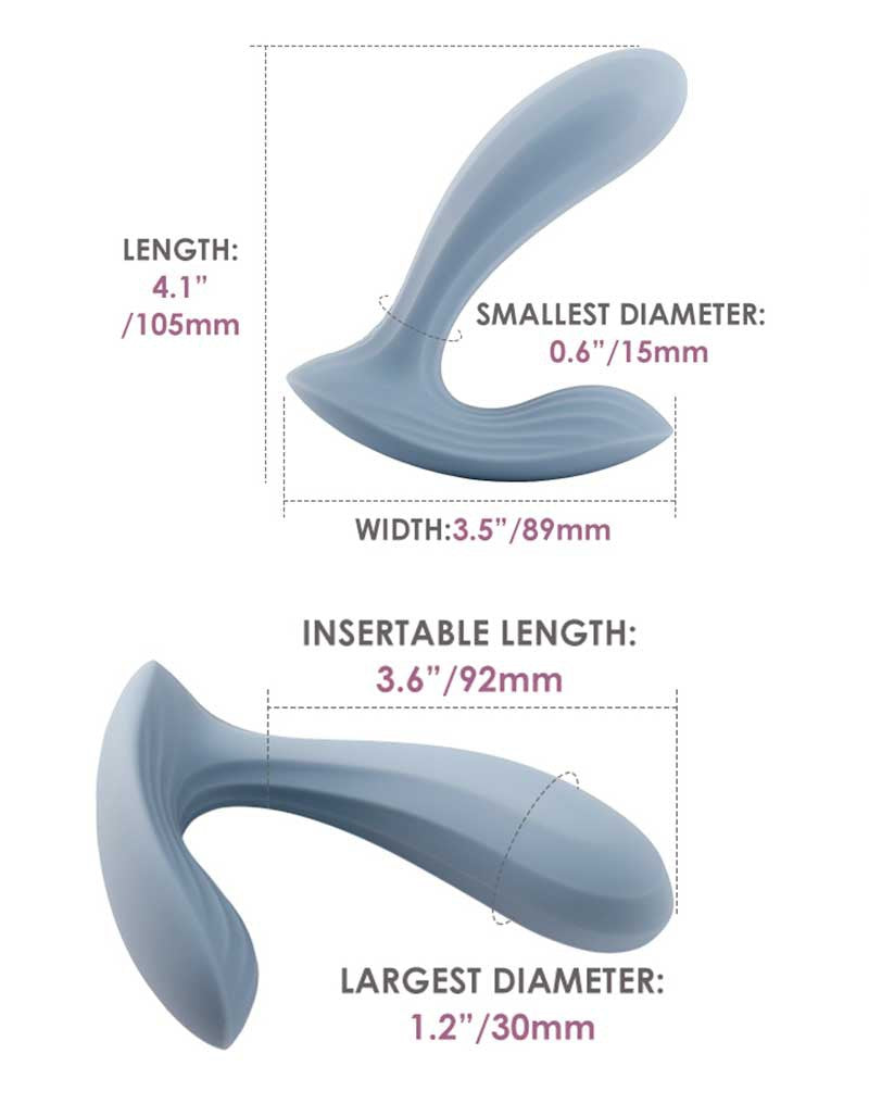 10: SVAKOM - Erica - Wearable Vibrator (mit App-Steuerung) - Blau