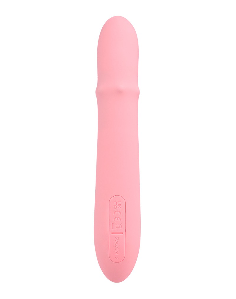 SVAKOM - Mora Neo - Interaktiver Rabbit-Vibrator mit thrusting Perlen - Pink