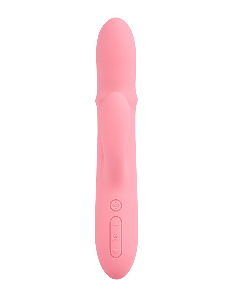 SVAKOM - Mora Neo - Interaktiver Rabbit-Vibrator mit thrusting Perlen - Pink