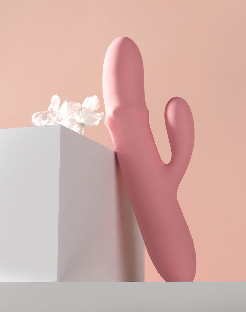 SVAKOM - Mora Neo - Interaktiver Rabbit-Vibrator mit thrusting Perlen - Pink