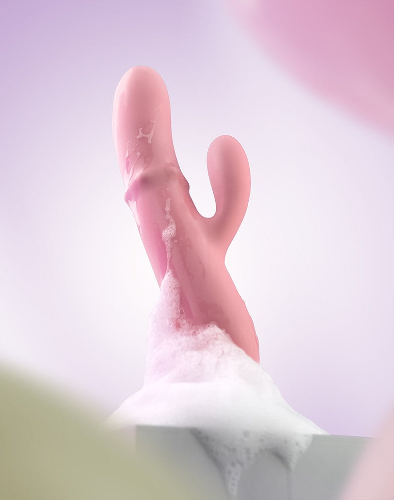 SVAKOM - Mora Neo - Interaktiver Rabbit-Vibrator mit thrusting Perlen - Pink