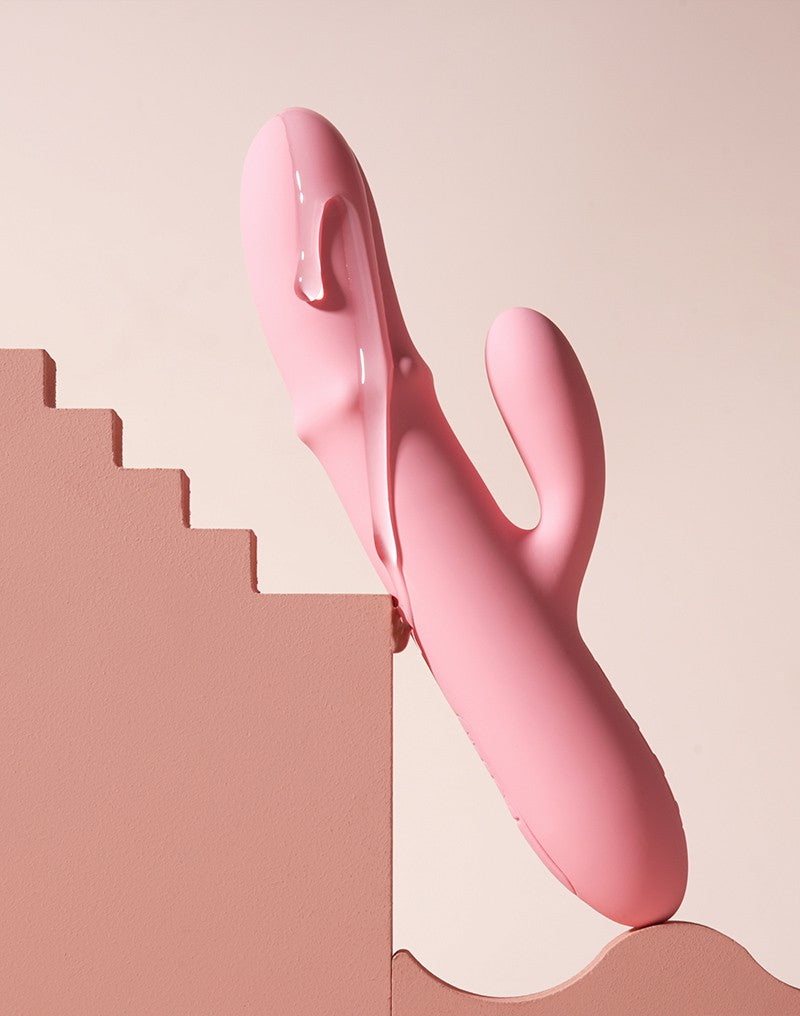 SVAKOM - Mora Neo - Interaktiver Rabbit-Vibrator mit thrusting Perlen - Pink