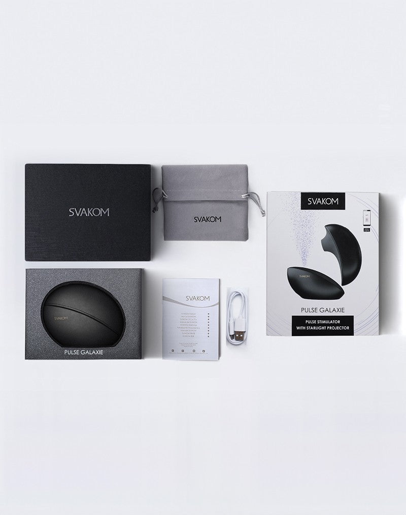 SVAKOM - Pulse Galaxie - Luftdruck-Vibrator - Schwarz