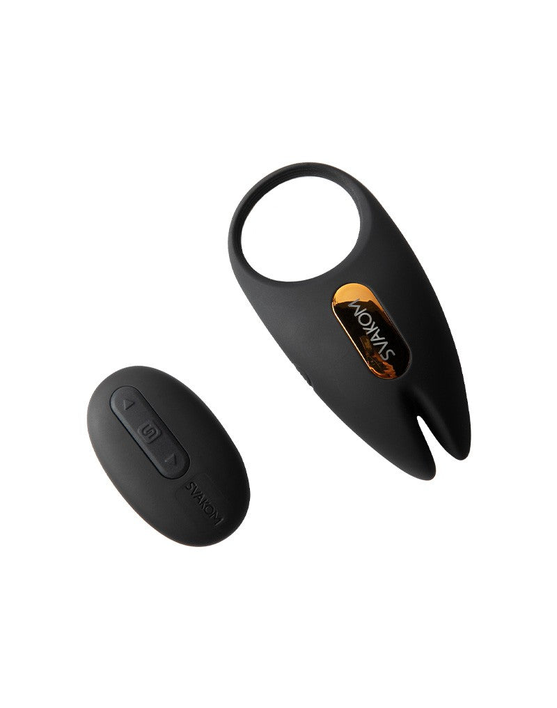 SVAKOM - Winni 2 - Cockring-Vibrator mit Fernbedienung - Schwarz