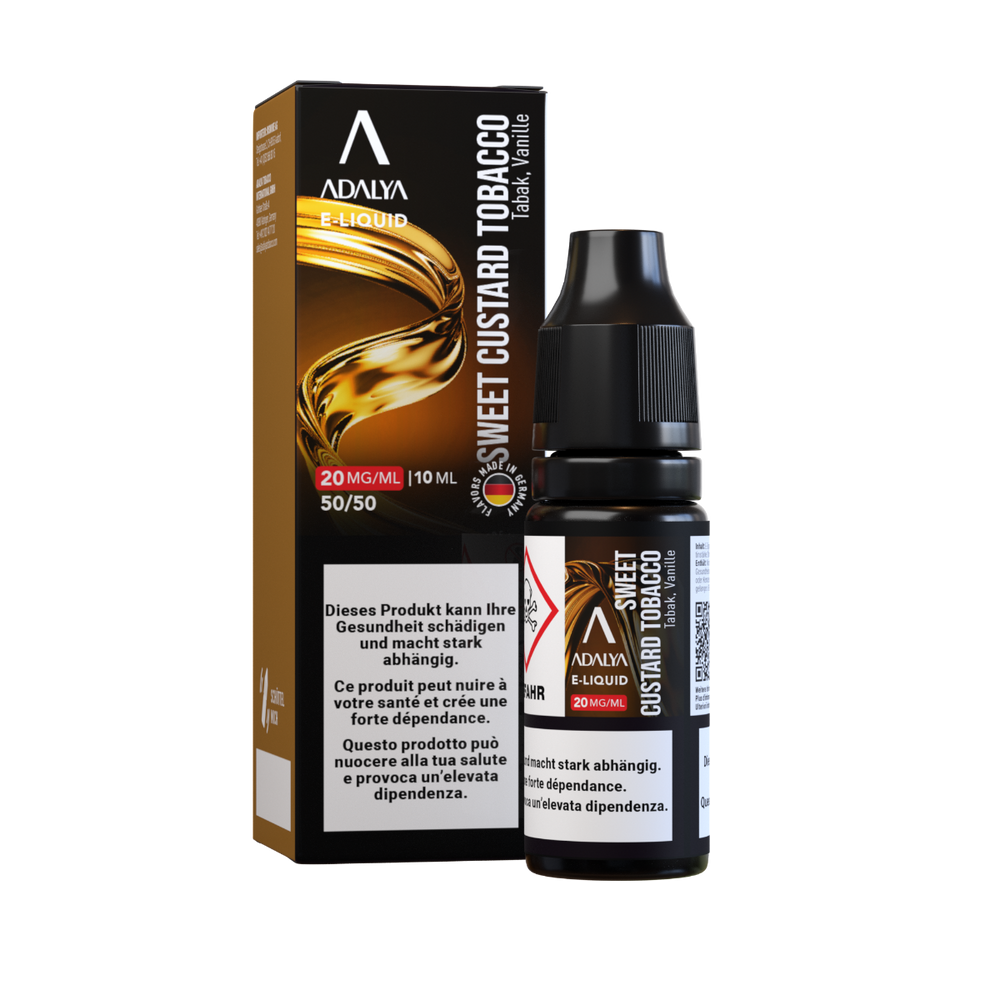ADALYA Liquids 20mg, Sweet Custard Tobacco