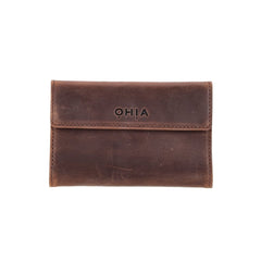 OHIA Drehertasche, echt Leder, braun