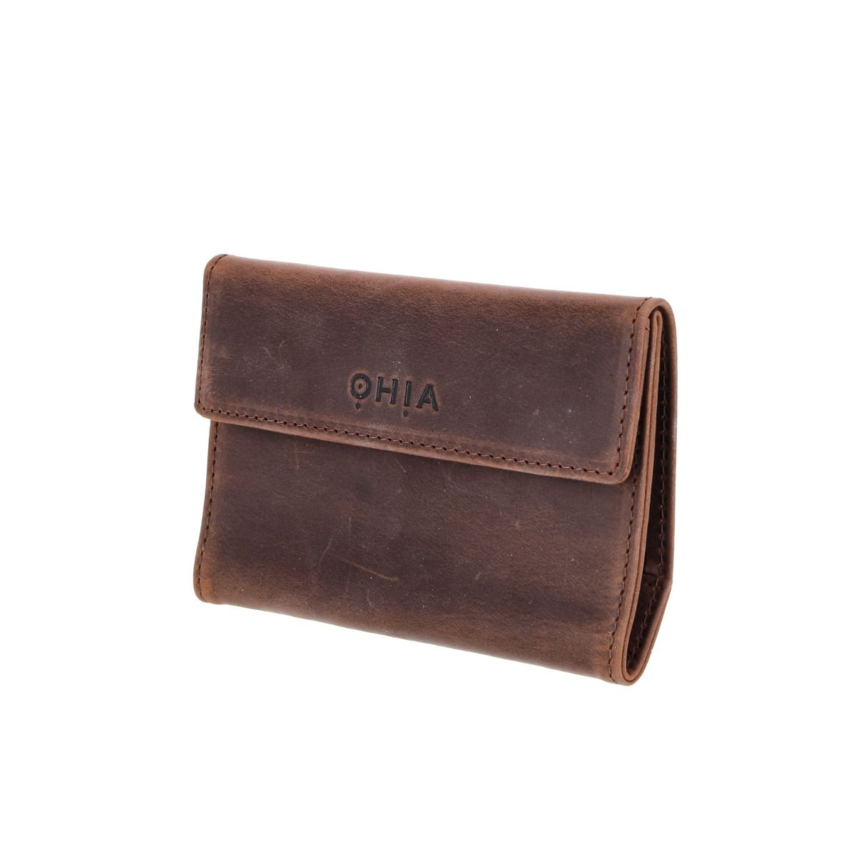 OHIA Drehertasche, echt Leder, braun