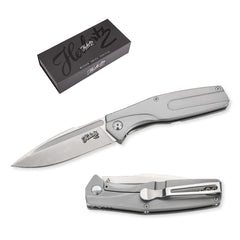 Herbertz Taschenmesser Edelstahl - Silber