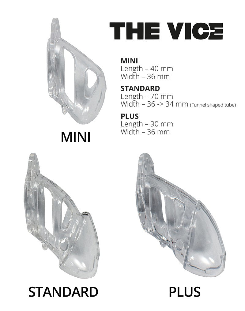 The Vice - Keuschheitskäfig Mini V2 - Transparent