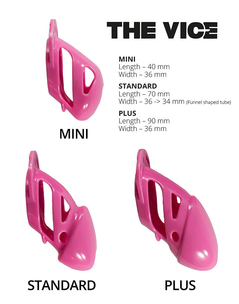 The Vice - Keuschheitskäfig Plus - Pink