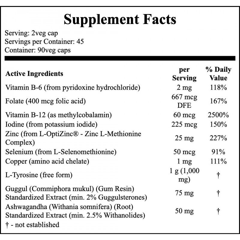 Thyroid Energy - 90 caps x12