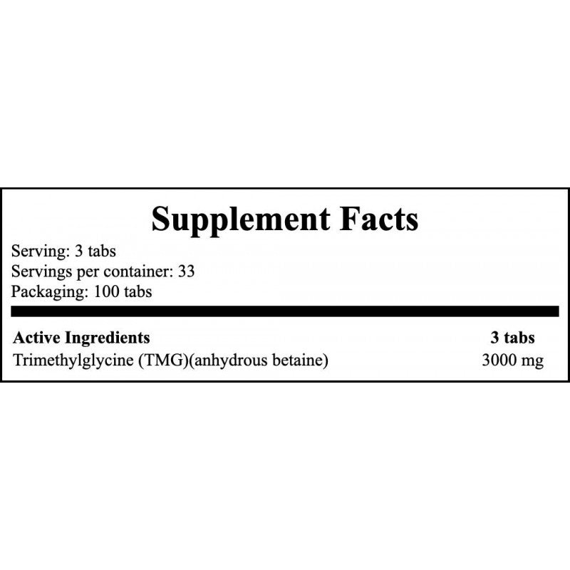 TMG 1000mg - 100tabs. x12