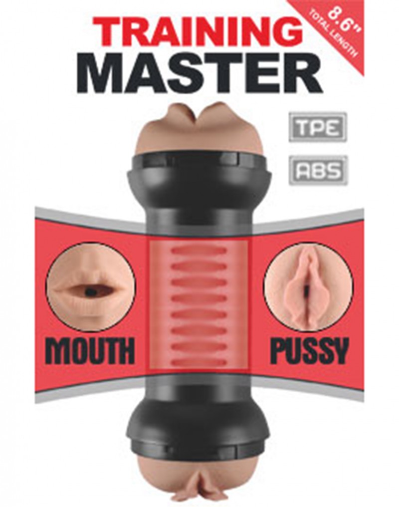 5: Training Master Double Side Stroker-Mouth and Pussy