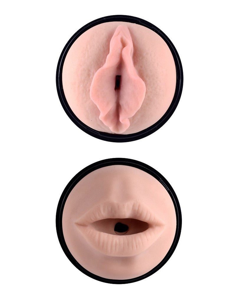 Training Master Double Side Stroker-Mouth and Pussy