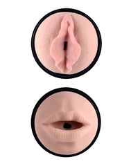Training Master Double Side Stroker-Mouth and Pussy