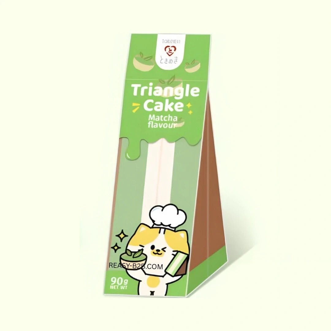Triangle Sponge Cake - Matcha 90g