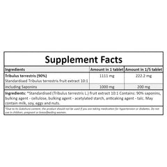 Tribulus 1000mg - 100tabs. 90% Saponin