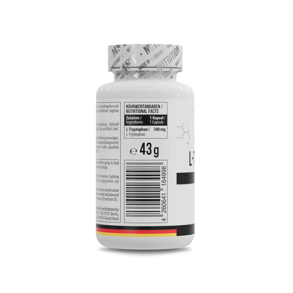 Tryptophan 500 mg 60 Kapseln