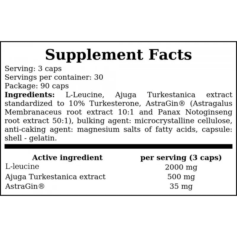 Turkesterone - 90caps. x12