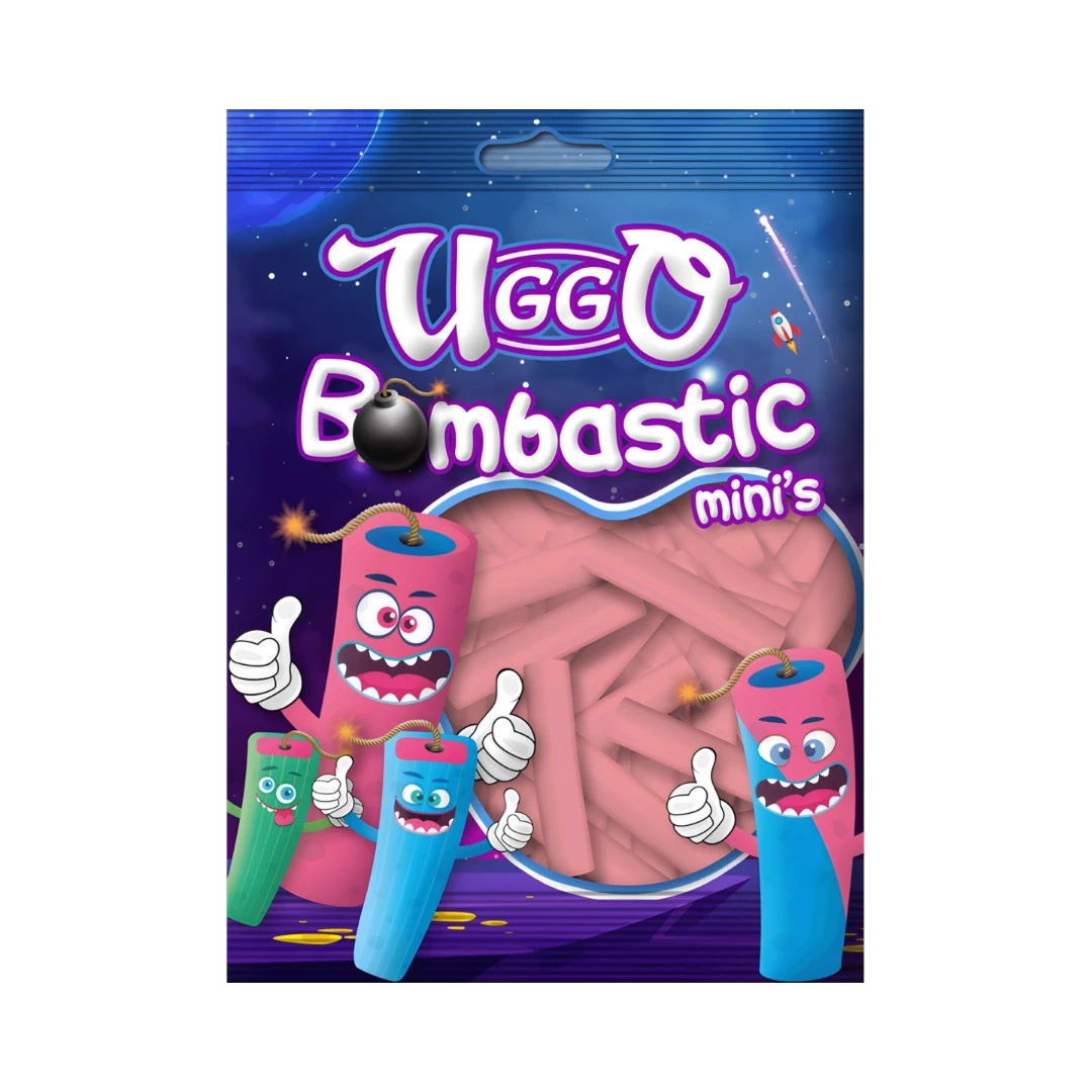 Uggo Bombastic Minis Bubblegum Pink 100g