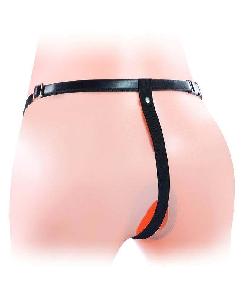 3: Unisex Hollow Strap On Double Penetrator 6"