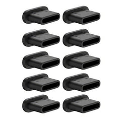 USB C Staubschutzkappe Silikon, schwarz