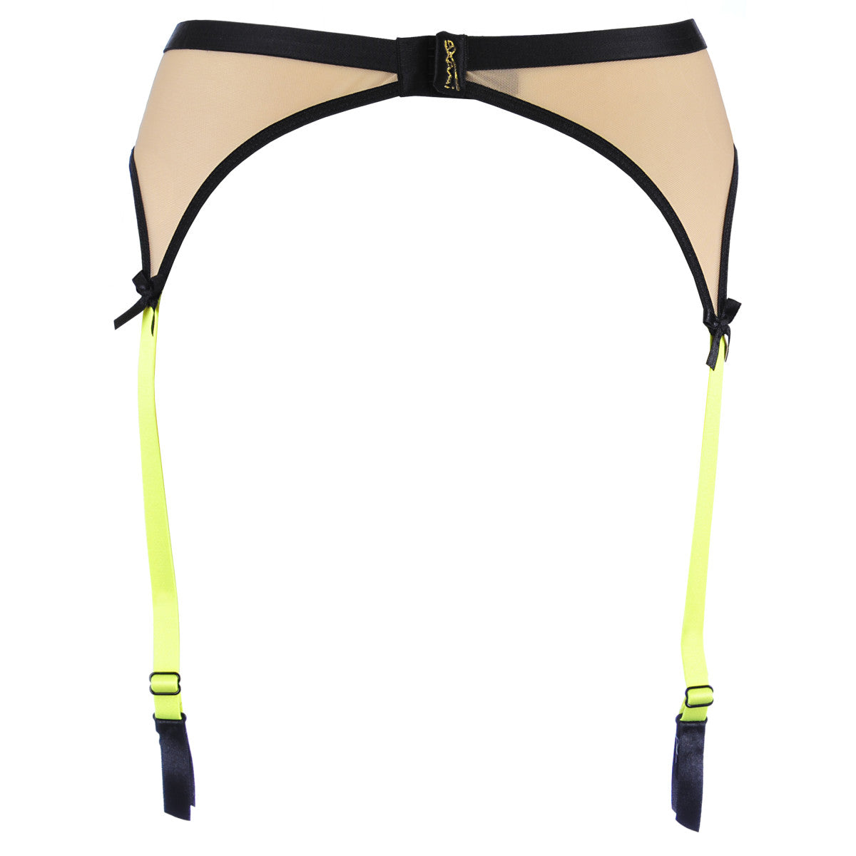 V-10142 garter belt beige-black