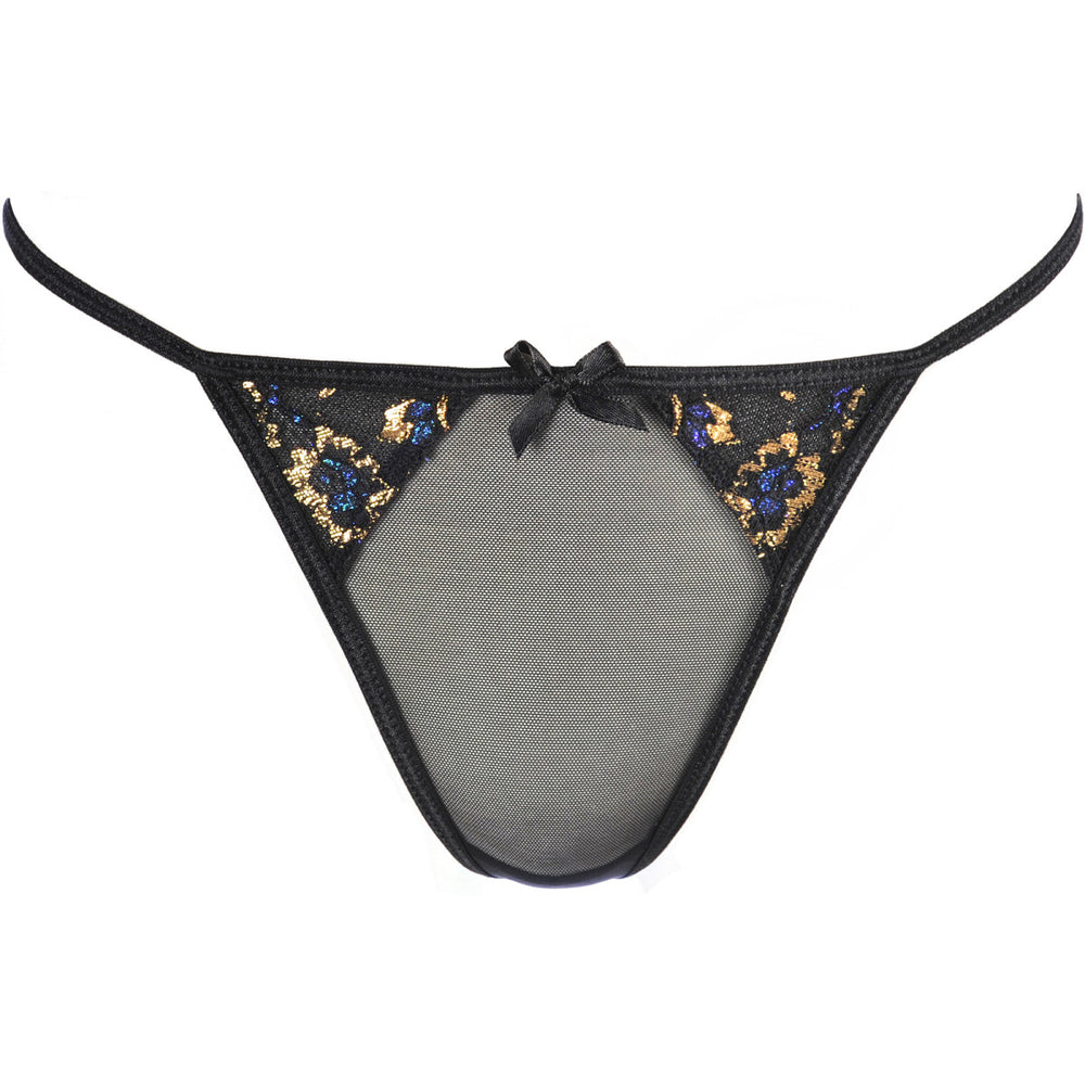 V-10399 babydoll & string black